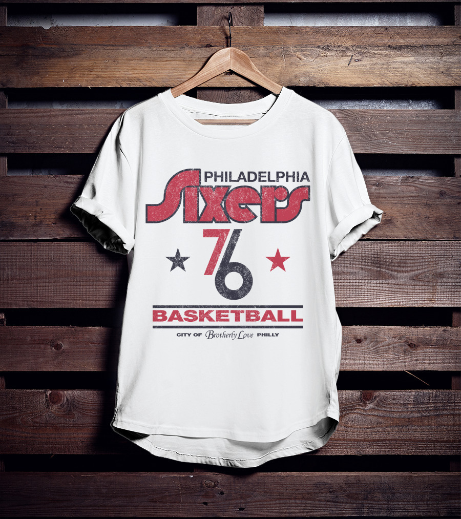 Philadelphia Sixers 76 Basketball City Of Brotherly Love Philly T-Shirt