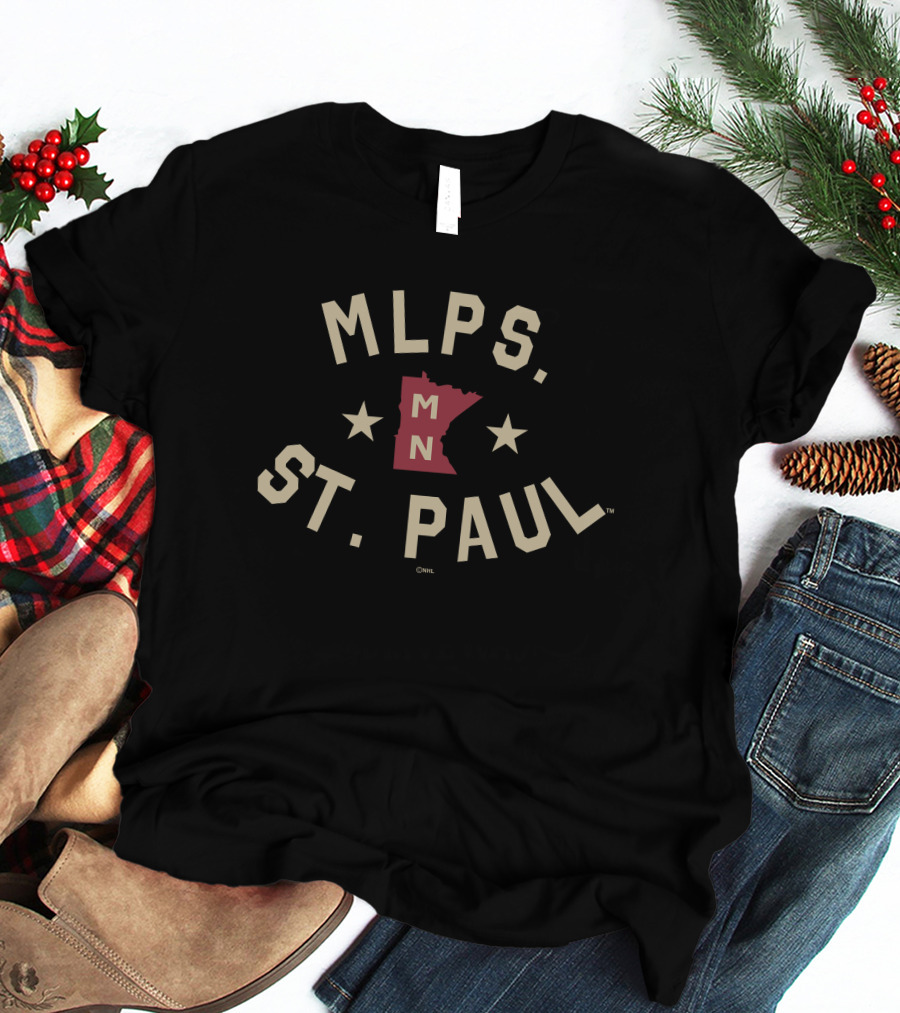 MLPS St Paul NHL Winter Minnesota MN Stars T-Shirt