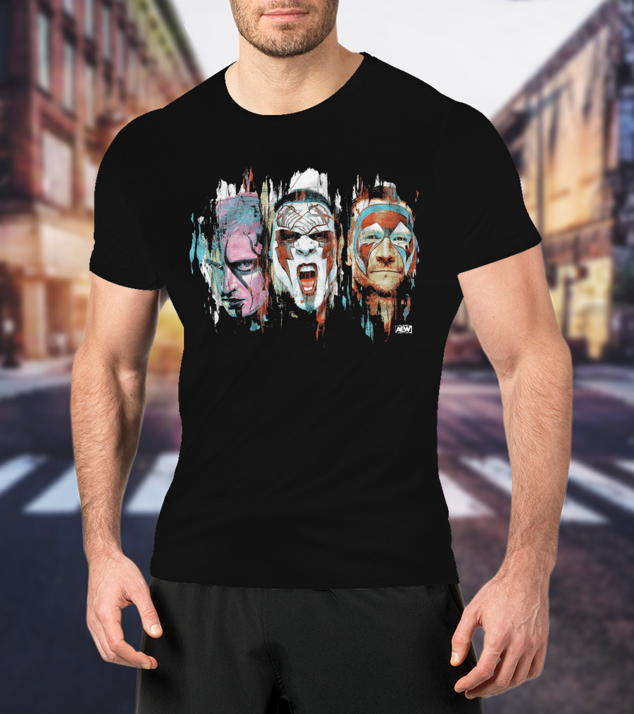 AEW Darby Allin Face Paint Trio T-Shirt
