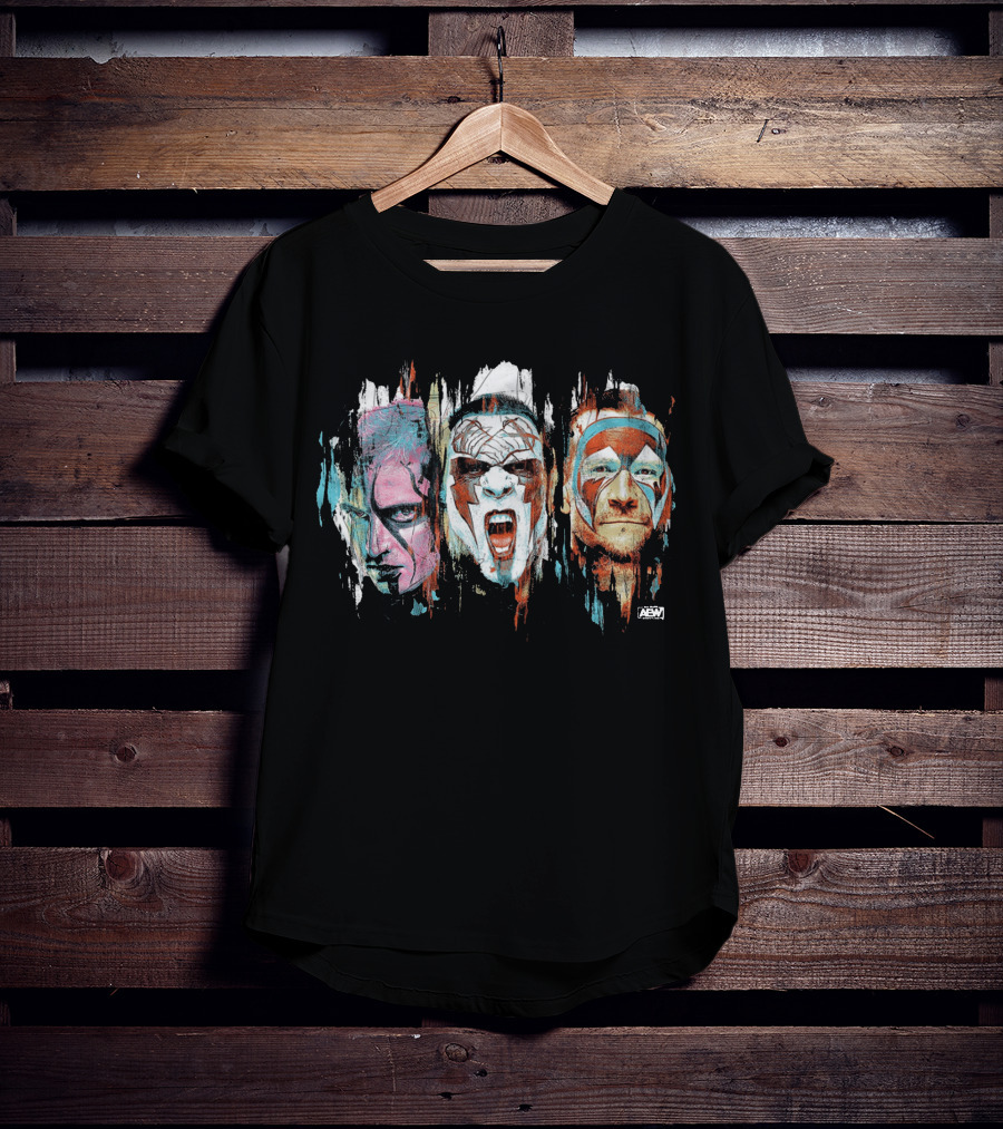 AEW Darby Allin Face Paint Trio T-Shirt