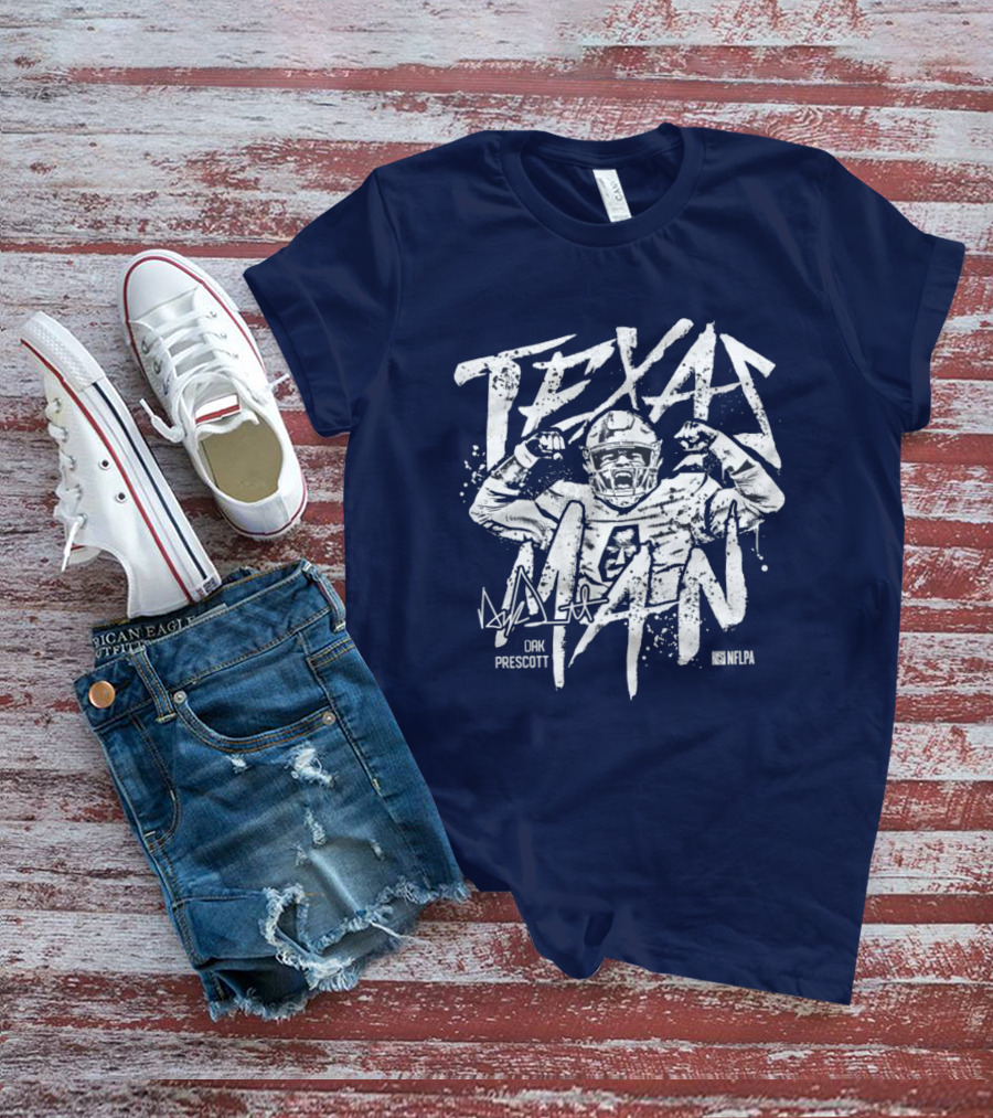 Texas Man Dak Prescott NFLPA T-Shirt
