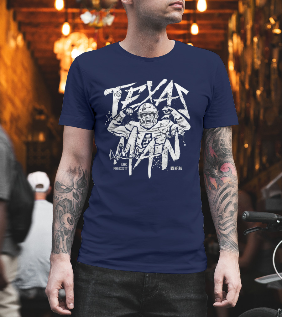 Texas Man Dak Prescott NFLPA T-Shirt