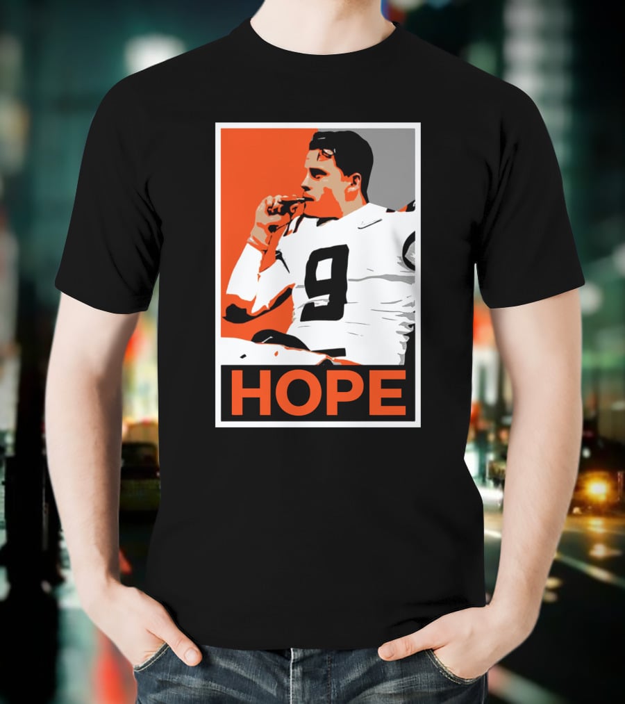 Joe Burrow Cigar Champ Hope T-Shirt