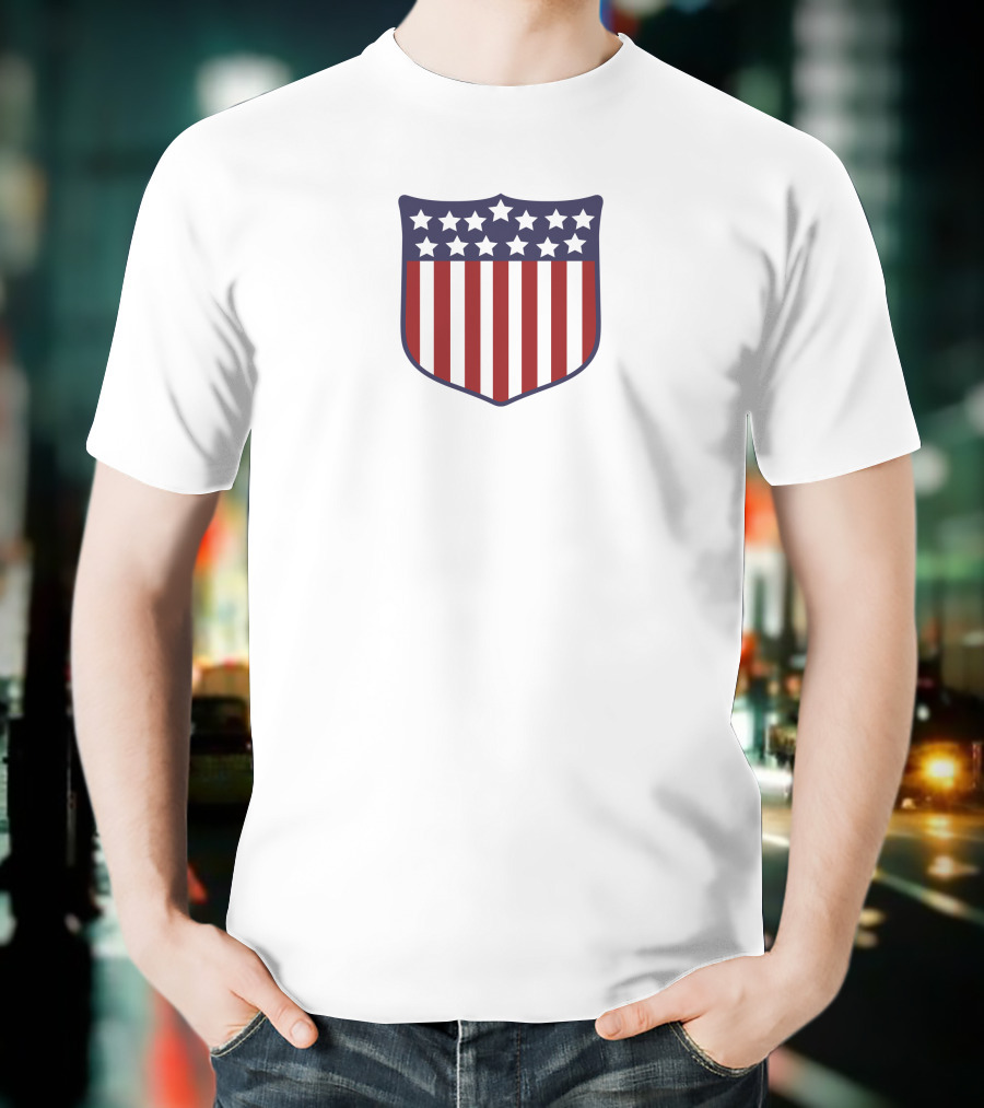 Super 70s Sports 1912 Olympics American Shield T-Shirt