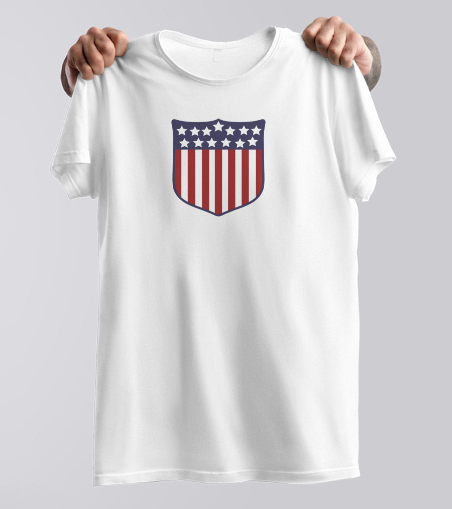 Super 70s Sports 1912 Olympics American Shield T-Shirt