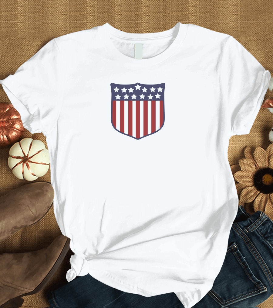Super 70s Sports 1912 Olympics American Shield T-Shirt