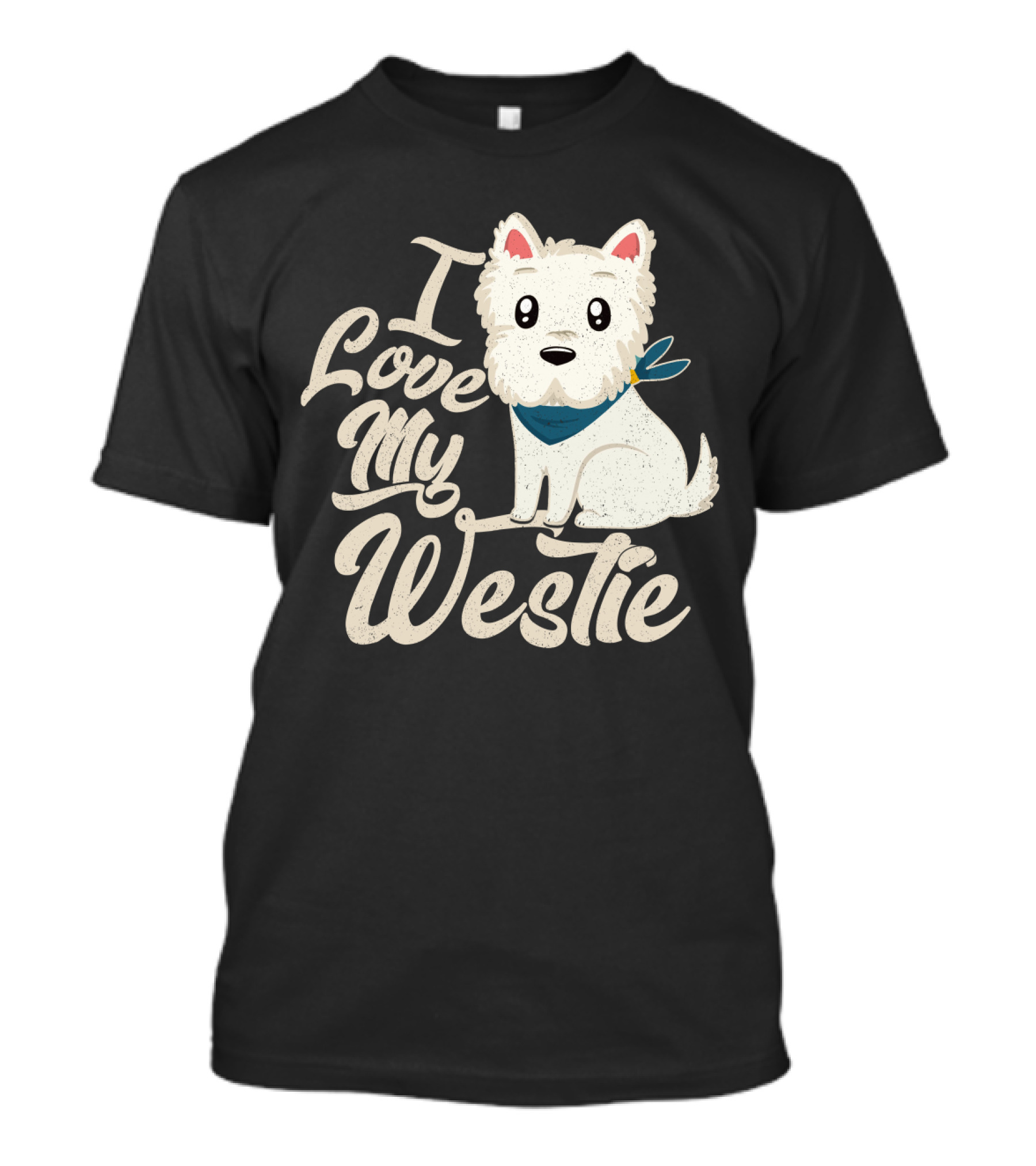 I Love My Westie Cute Dog T-Shirt