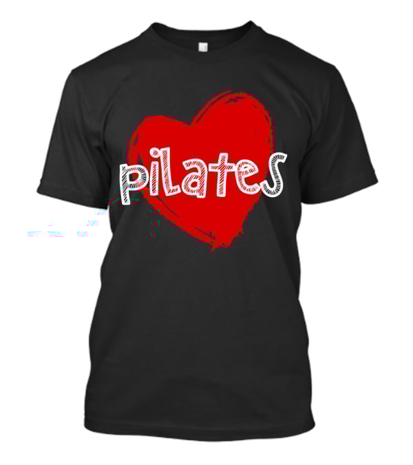 Pilates Love Red Heart T-Shirt