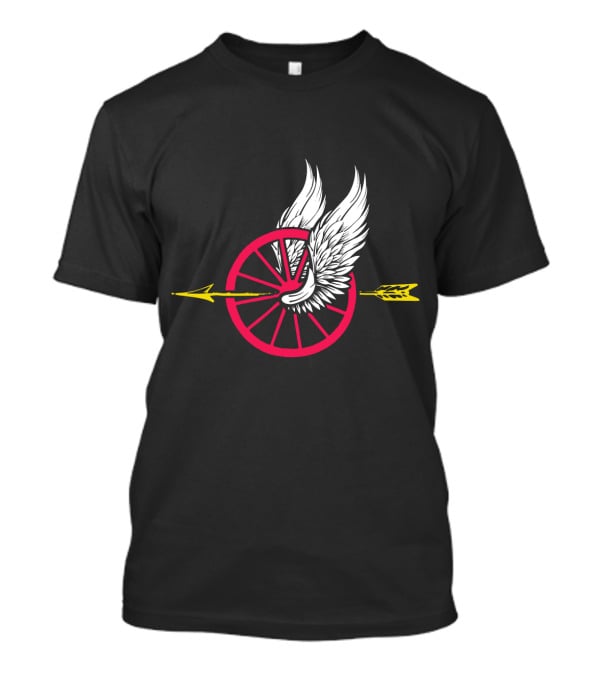 Law Enforcement Motorcycle Unit Wing Wheel And Arrow T-Shirt