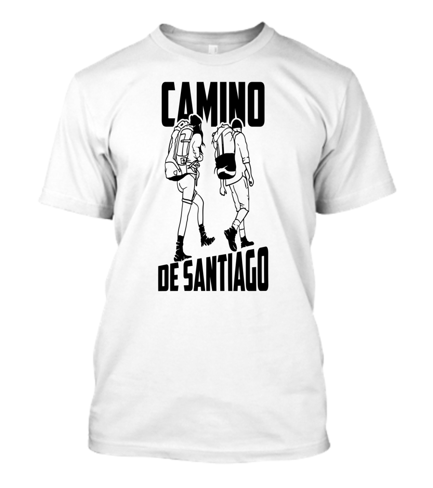 Camino De Santiago Trekking Journey El Camino Crusade T-Shirt