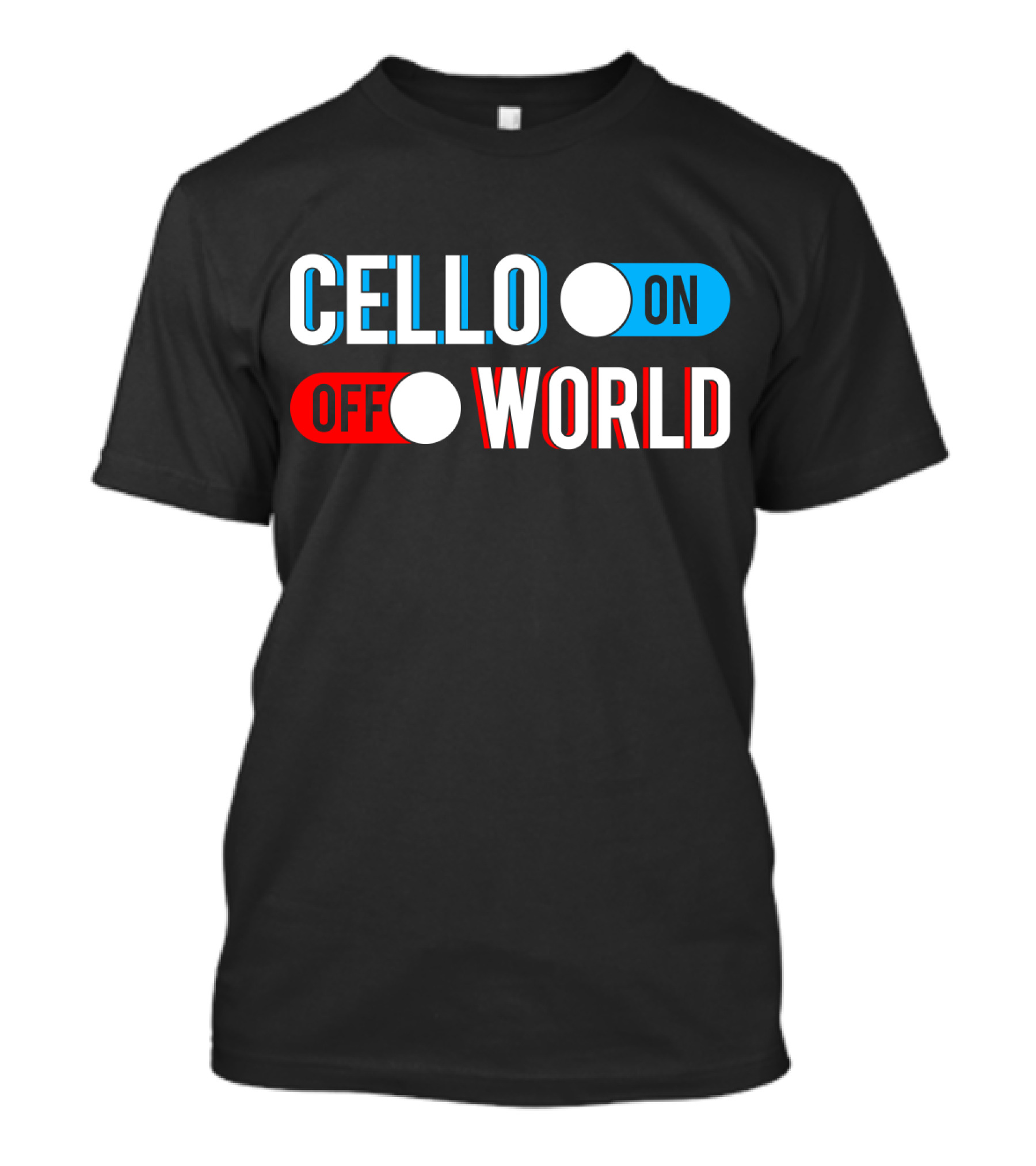Cello On Off World T-Shirt