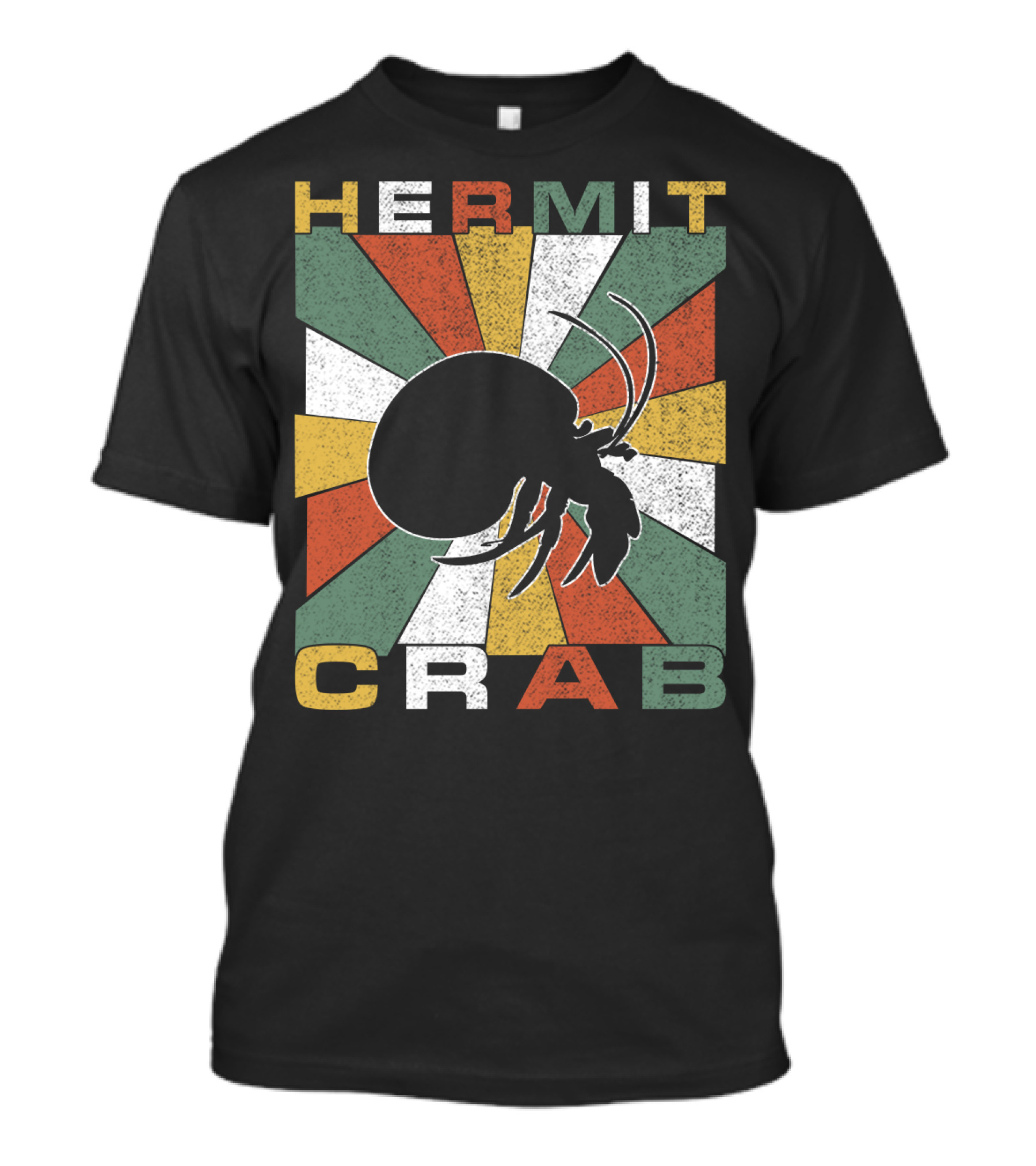 Hermit Crab Retro 70s Vintage T-Shirt