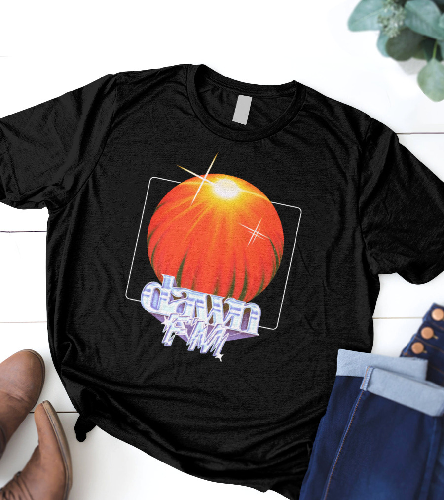 The Weeknd Dawn FM Sunburst Graphic Merchandise T-Shirt