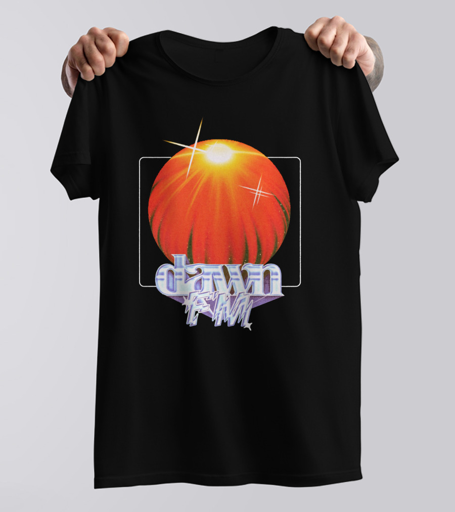 The Weeknd Dawn FM Sunburst Graphic Merchandise T-Shirt