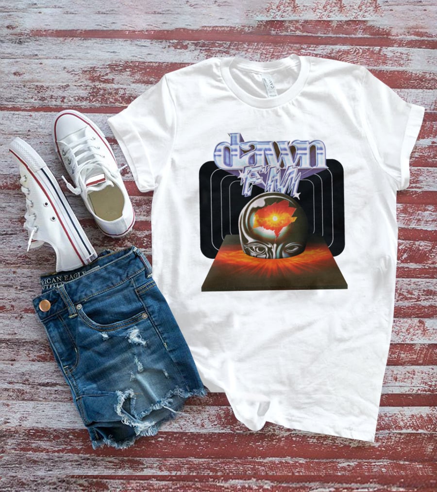 The Weeknd Dawn FM Album Merch Brain T-Shirt