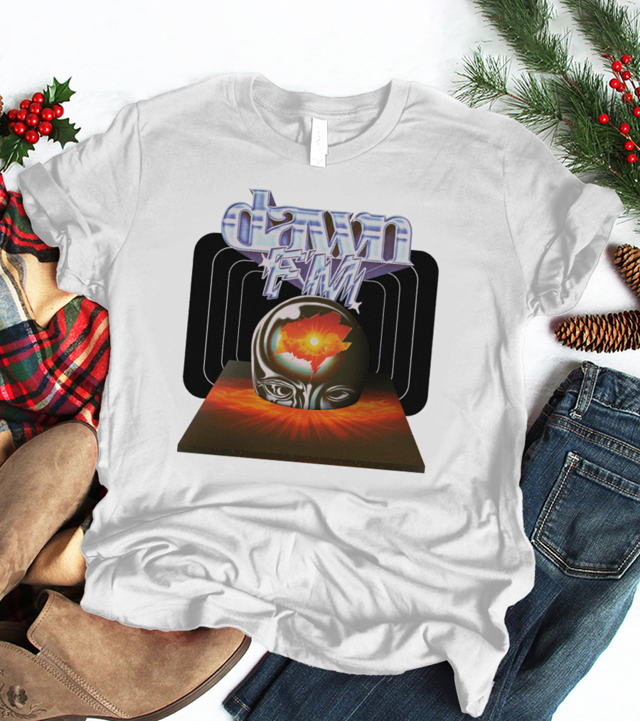 The Weeknd Dawn FM Album Merch Brain T-Shirt