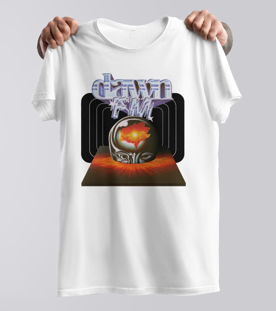 The Weeknd Dawn FM Album Merch Brain T-Shirt