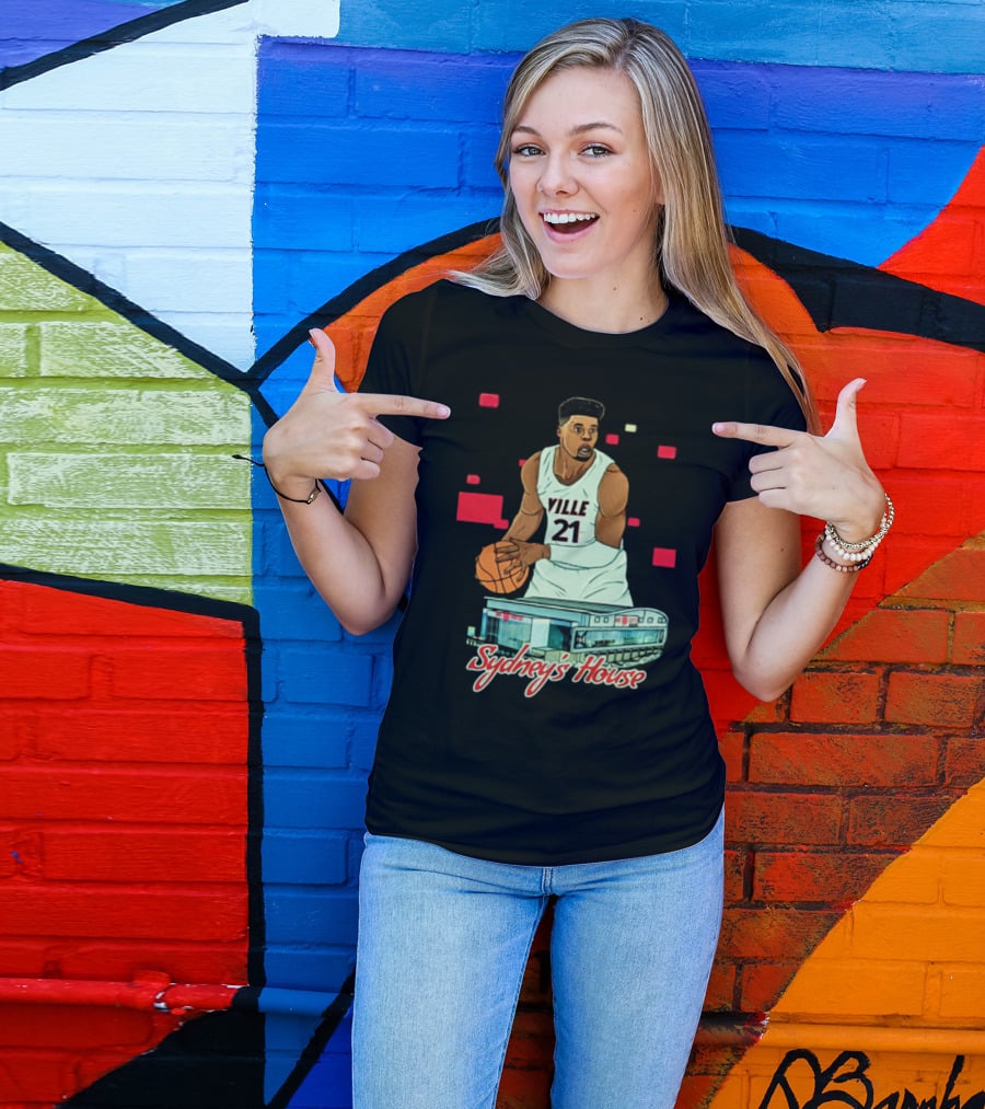Sydney's House Ville 21 Basketball Player T-Shirt