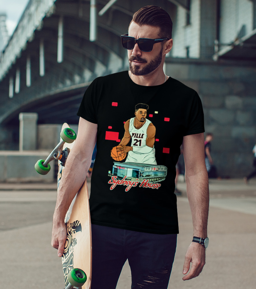 Sydney's House Ville 21 Basketball Player T-Shirt