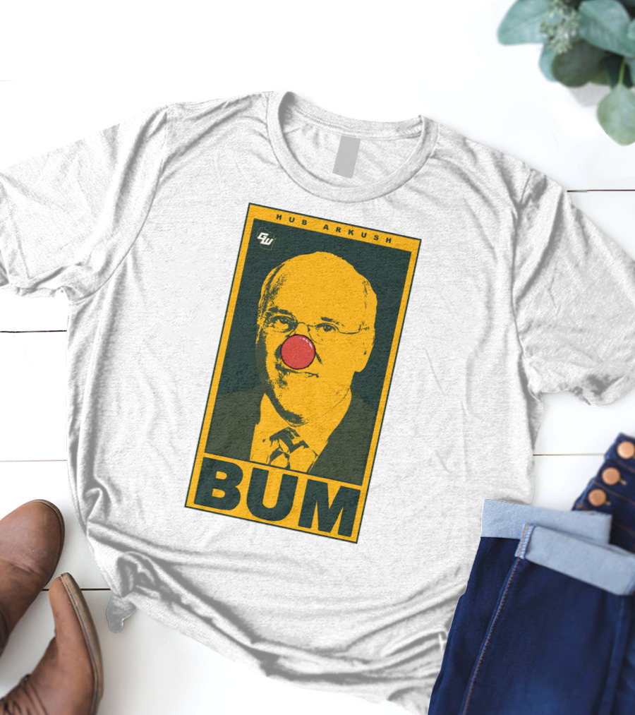 Game On Wisconsin Hub Arkush Bum Clown Nose T-Shirt