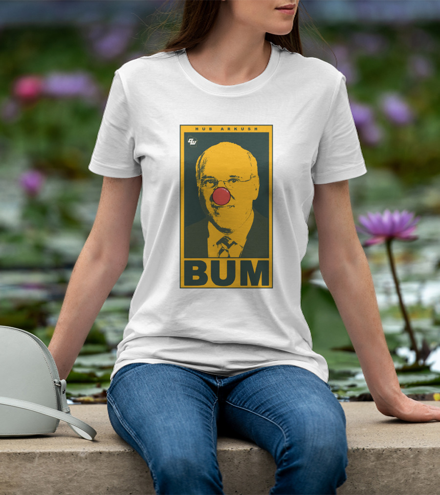 Game On Wisconsin Hub Arkush Bum Clown Nose T-Shirt