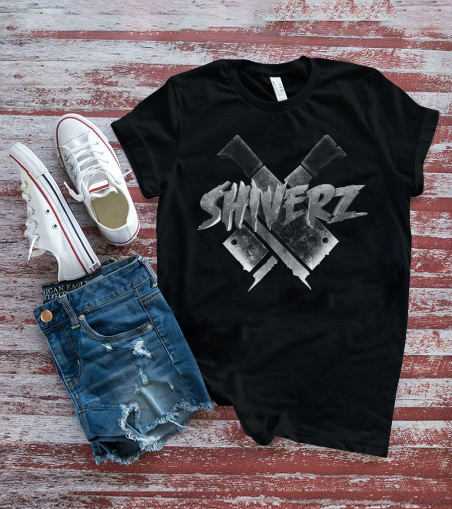 Shiverz Da Butcher Crossed Cleavers Branding T-Shirt