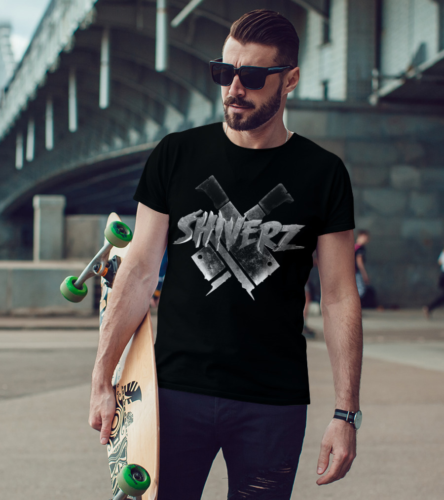 Shiverz Da Butcher Crossed Cleavers Branding T-Shirt