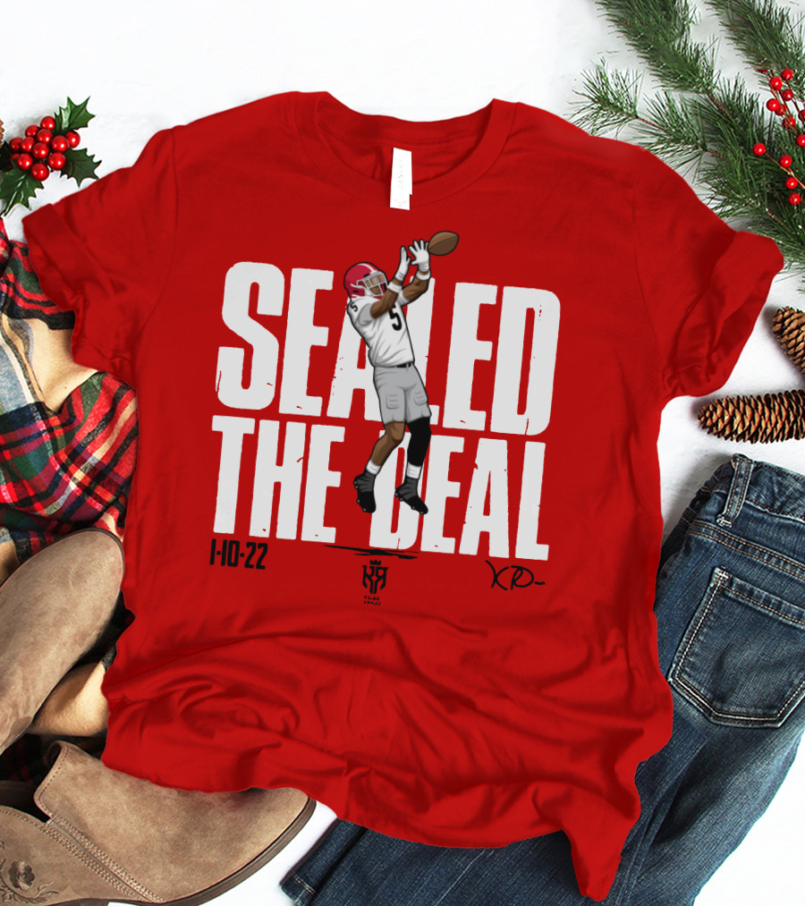 Kelee Ringo Sealed The Deal 1-10-22 Football Catch T-Shirt