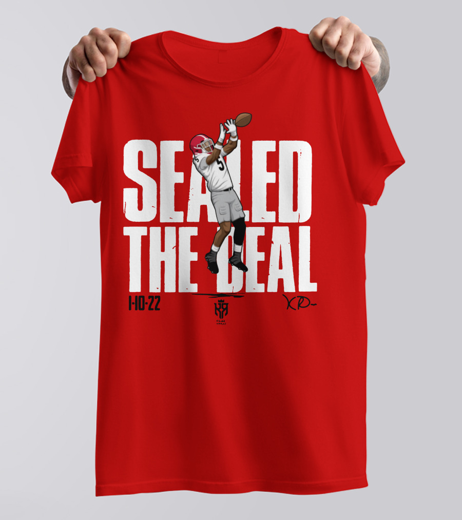 Kelee Ringo Sealed The Deal 1-10-22 Football Catch T-Shirt