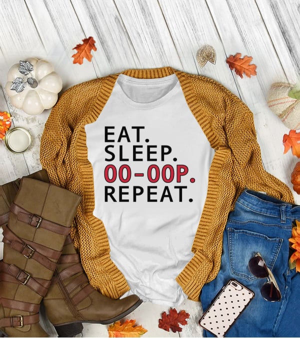 Eat Sleep 00 00P Repeat Shop T-Shirt
