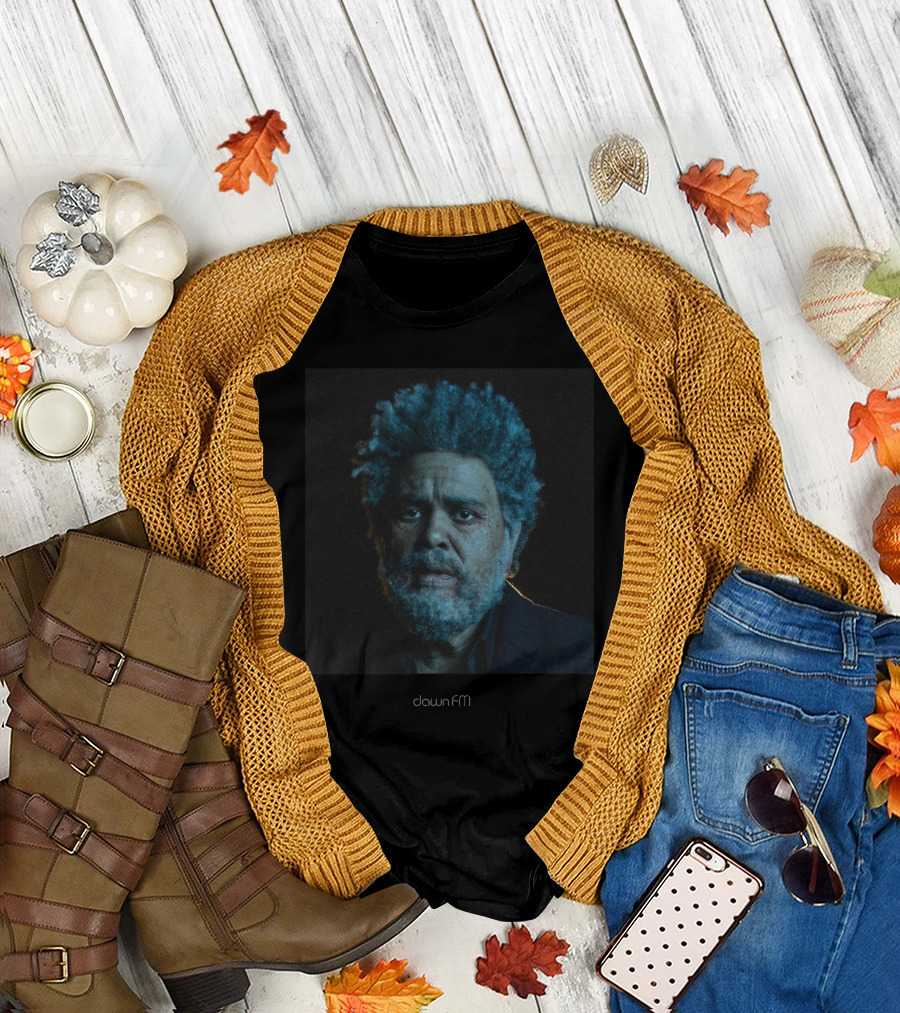 Dawn FM The Weeknd Album Cover Aesthetic T-Shirt