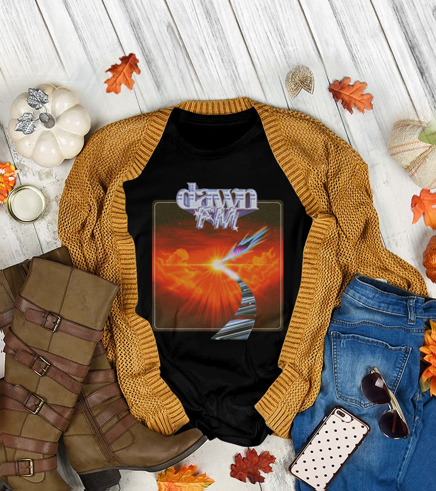 Dawn FM Radiant Pathway Album Cover Aesthetic T-Shirt