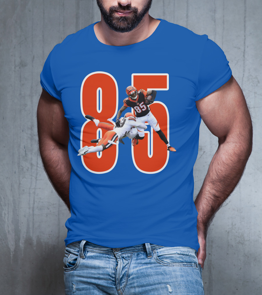 Tee Higgins Tamaurice William Cincinnati Bengals 85 Football T-Shirt