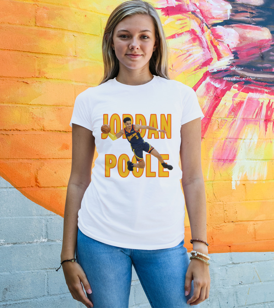 Jordan Poole Oakland Basketball Star Player T-Shirt