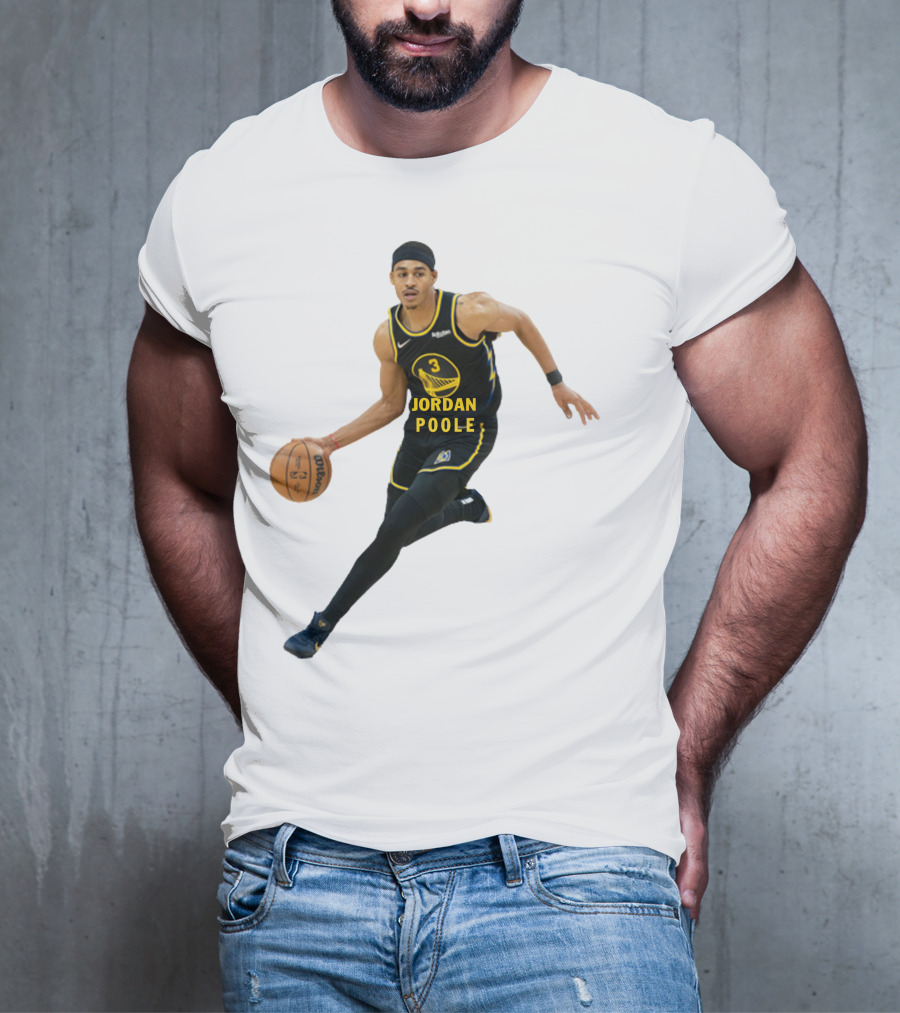 Jordan Poole NBA Golden State Warriors Basketball T-Shirt