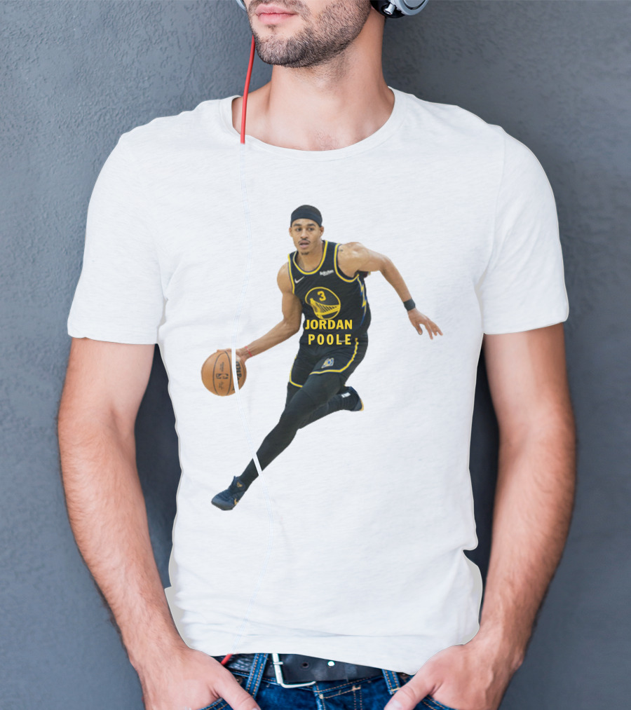 Jordan Poole NBA Golden State Warriors Basketball T-Shirt