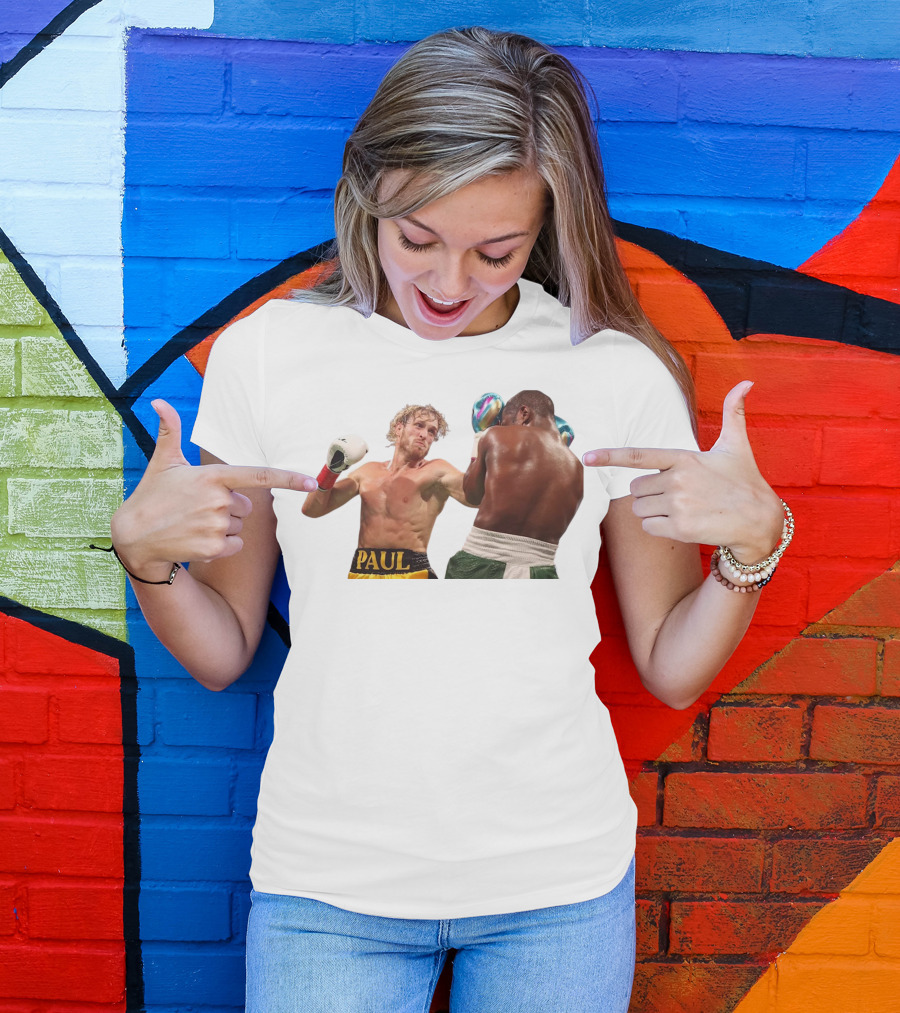 Logan Paul Boxing Match Action Scene T-Shirt