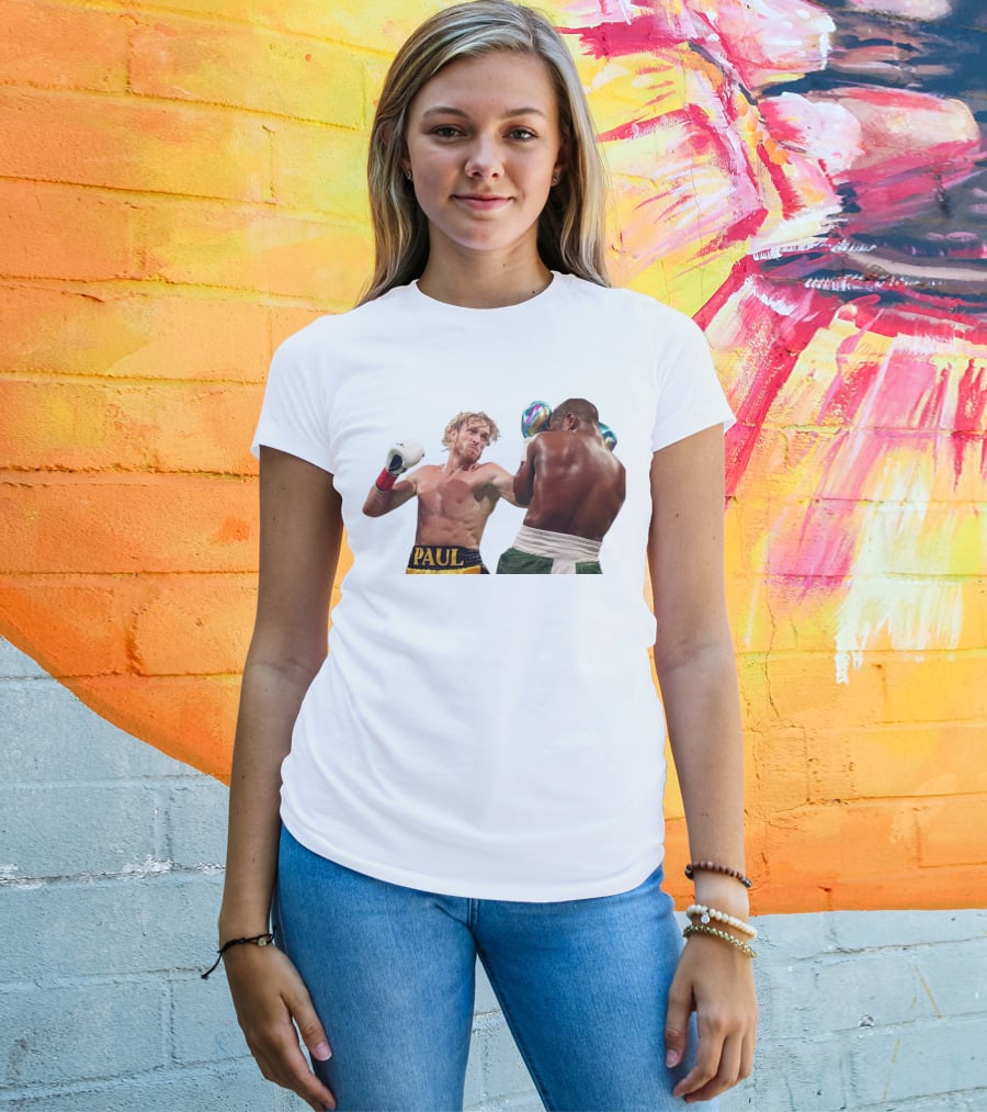 Logan Paul Boxing Match Action Scene T-Shirt