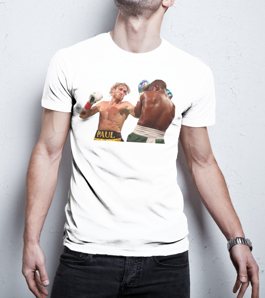 Logan Paul Boxing Match Action Scene T-Shirt