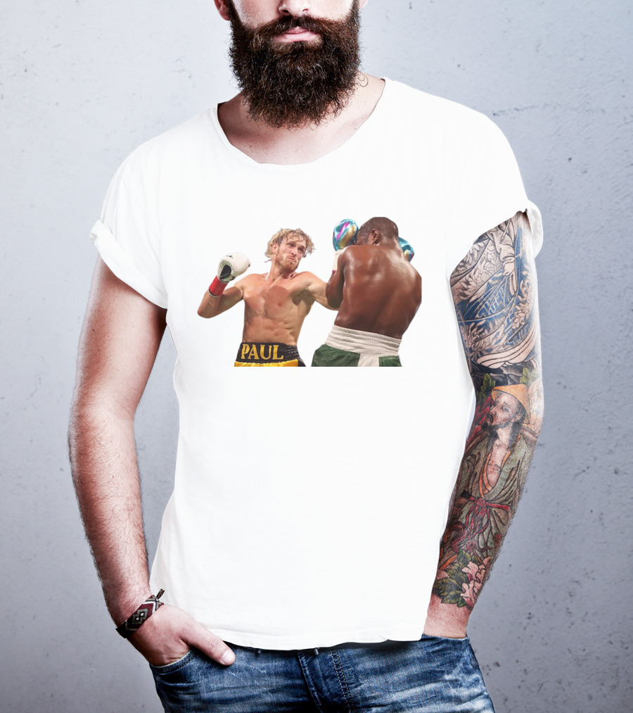 Logan Paul Boxing Match Action Scene T-Shirt