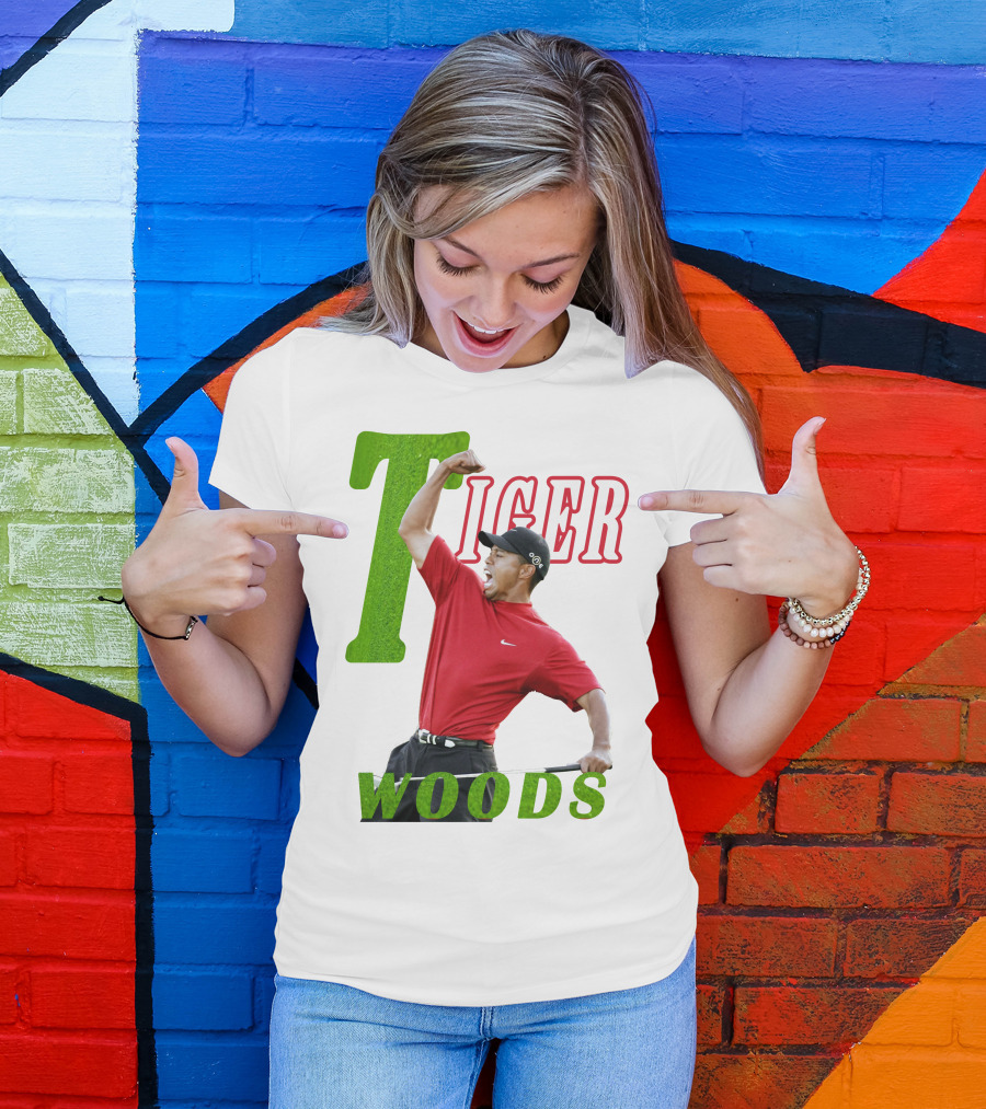 Tiger Woods Golfe Victory T-Shirt