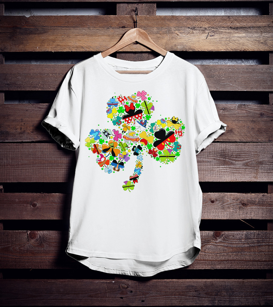 DN Shamrocks Mickey Minnie Colorful Elements T-Shirt