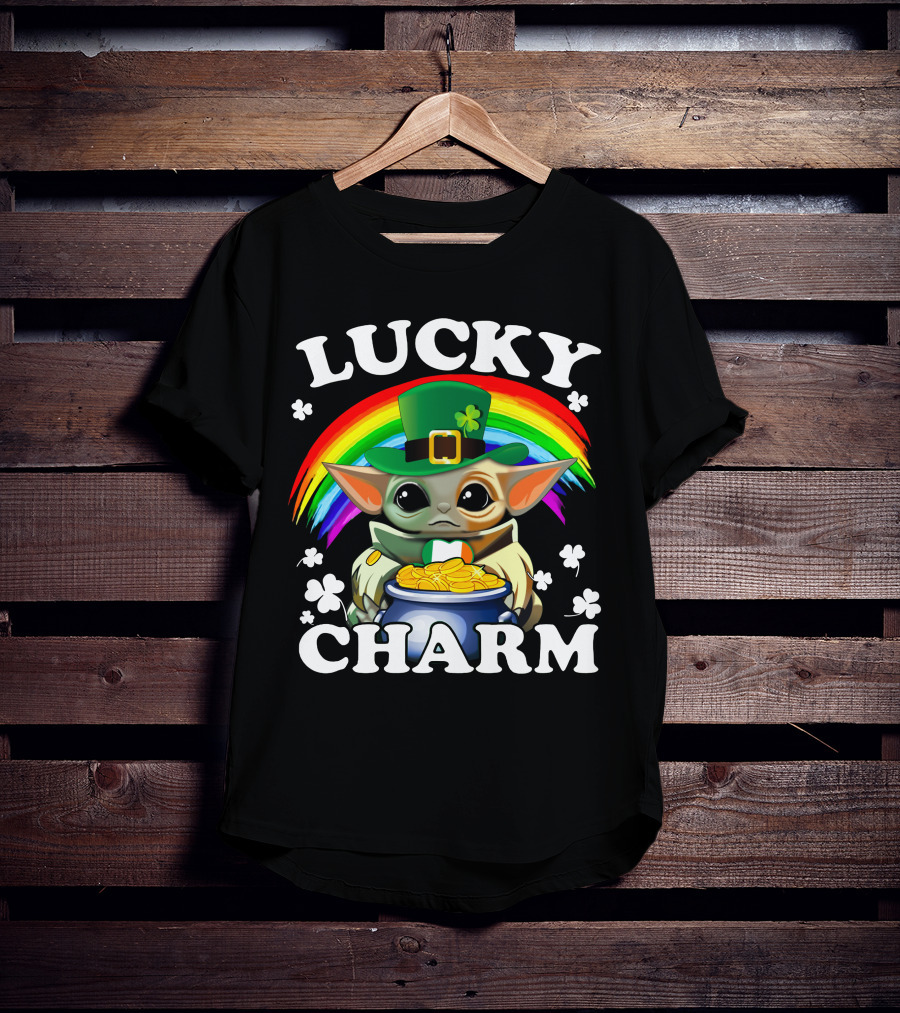 BBYD Lucky Charm Rainbow Leprechaun Coins T-Shirt