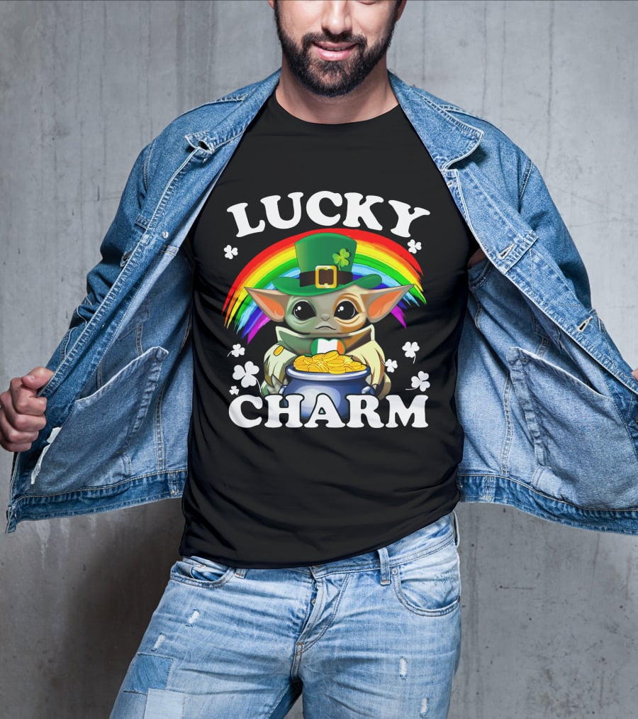 BBYD Lucky Charm Rainbow Leprechaun Coins T-Shirt