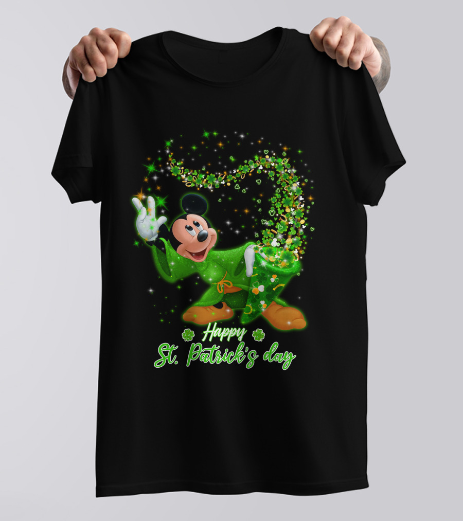 Happy St. Patrick's Day Mickey Mouse T-Shirt
