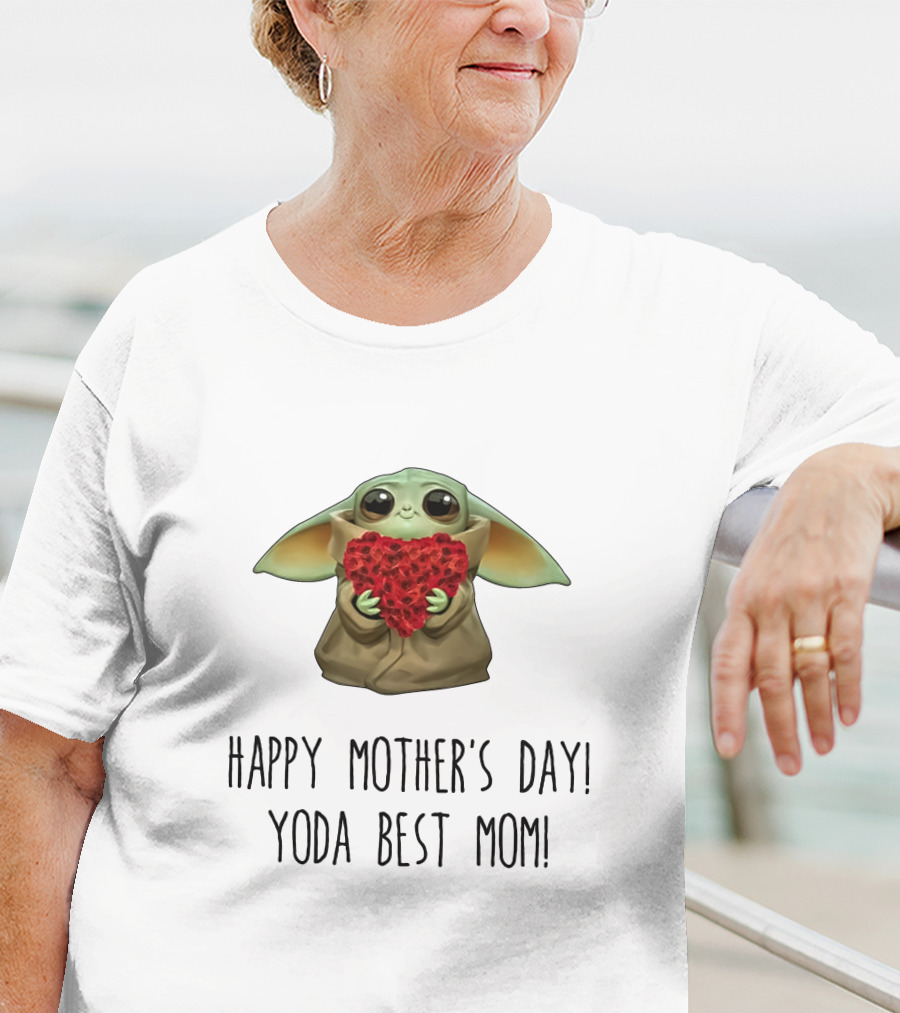 Happy Mother's Day Yoda Best Mom T-Shirt