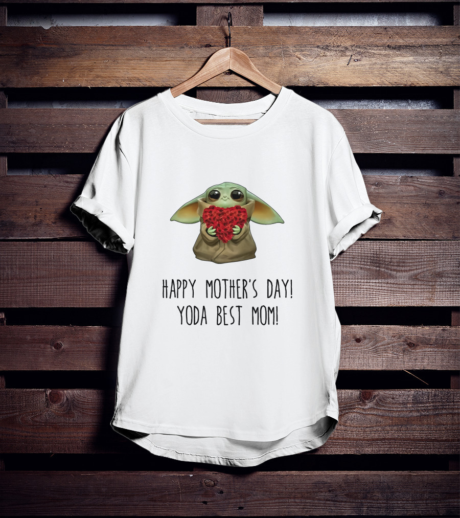 Happy Mother's Day Yoda Best Mom T-Shirt