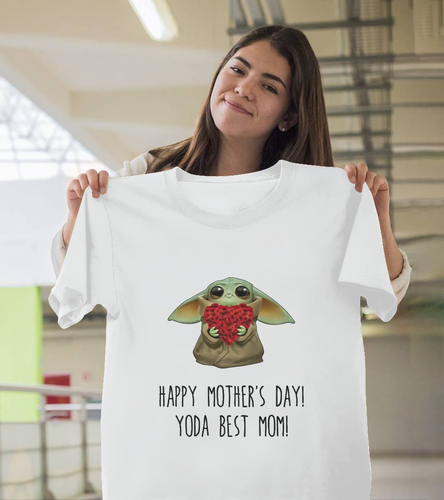 Happy Mother's Day Yoda Best Mom T-Shirt