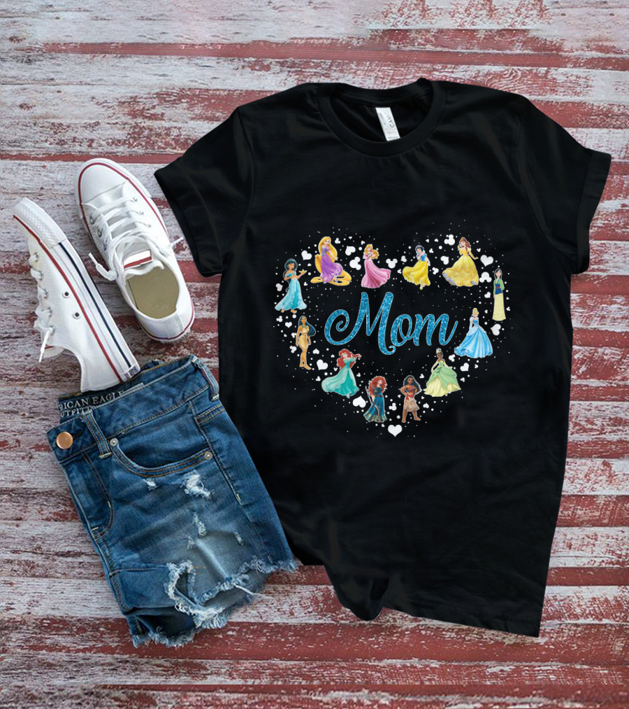Mom Princess Heart T-Shirt