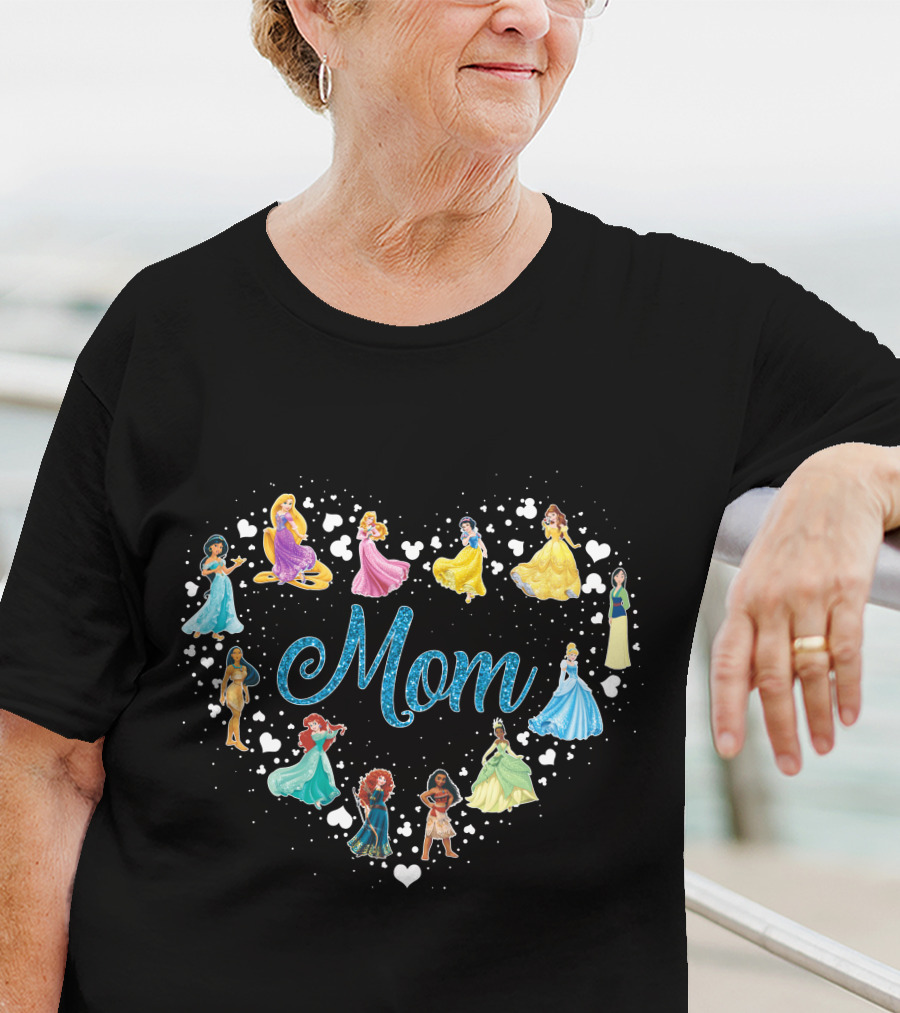Mom Princess Heart T-Shirt